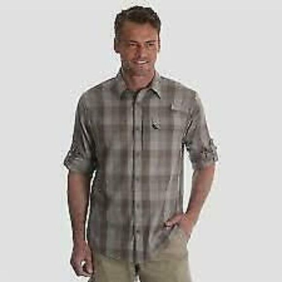 Wrangler Other - Wrangler Outdoor Series Long Sleeve Rich Shirt L